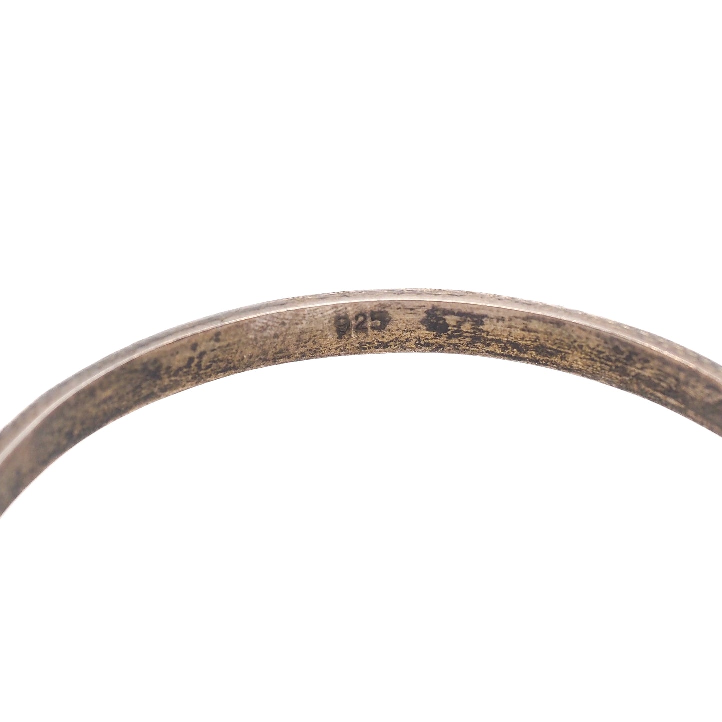 Vintage 1970s Sterling Silver Etched Safety Chain Bangle Hinged 7.25" Bracelet