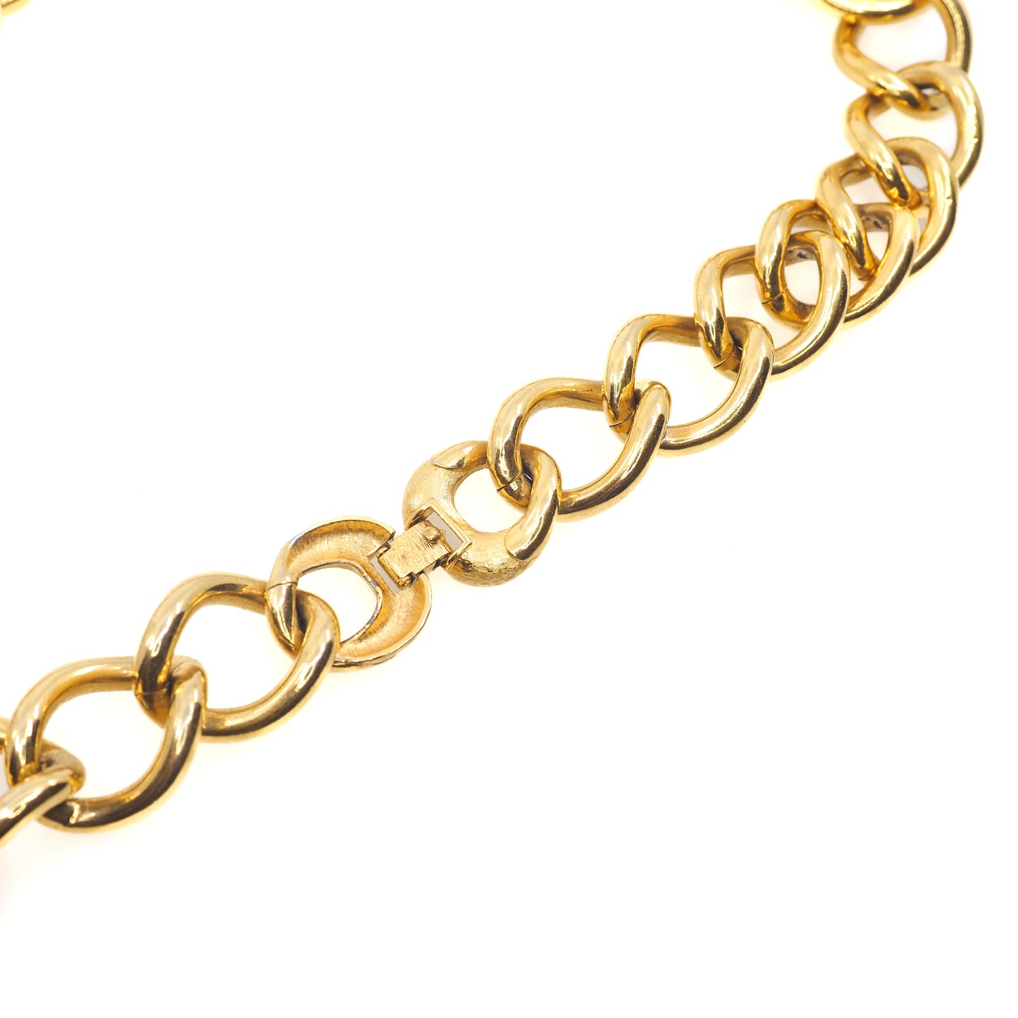Vintage 1970s MONET Chunky Gold Tone Long Cable Chain 28" Necklace