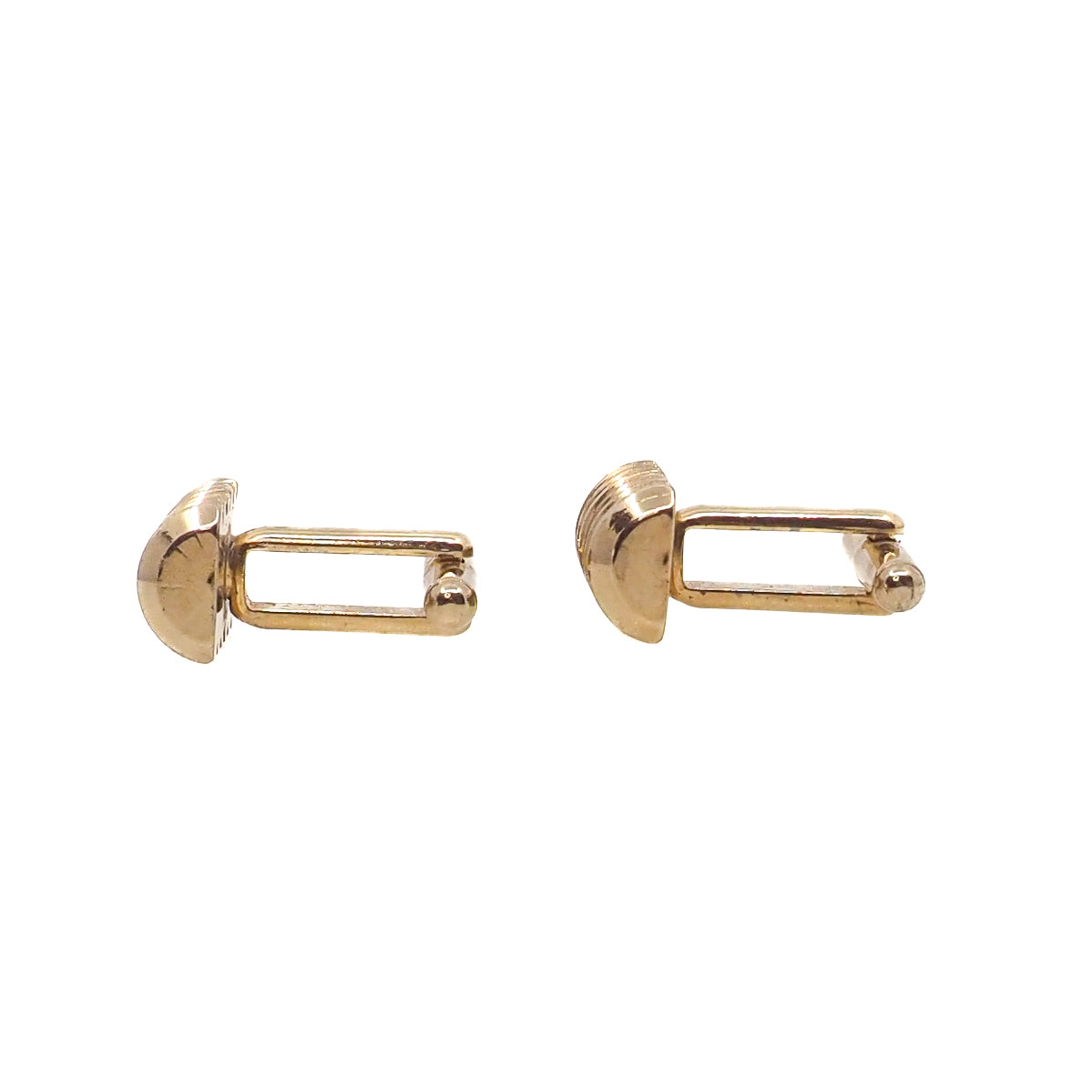 Vintage 1940s Retro Sculptural Microphone Unisex Cufflinks