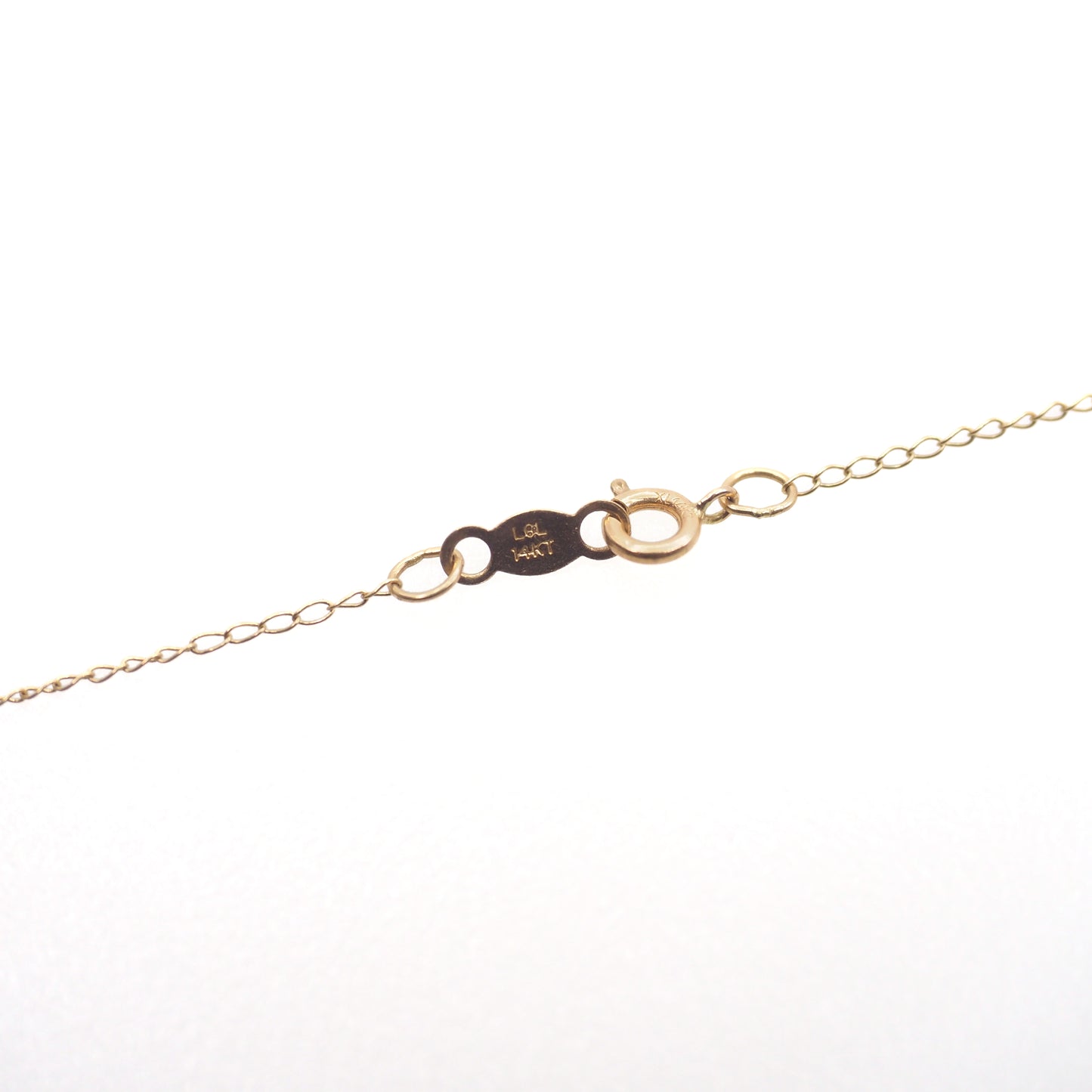 Vintage 14K Yellow Gold Akoya Pearl Diamond Pendant Necklace