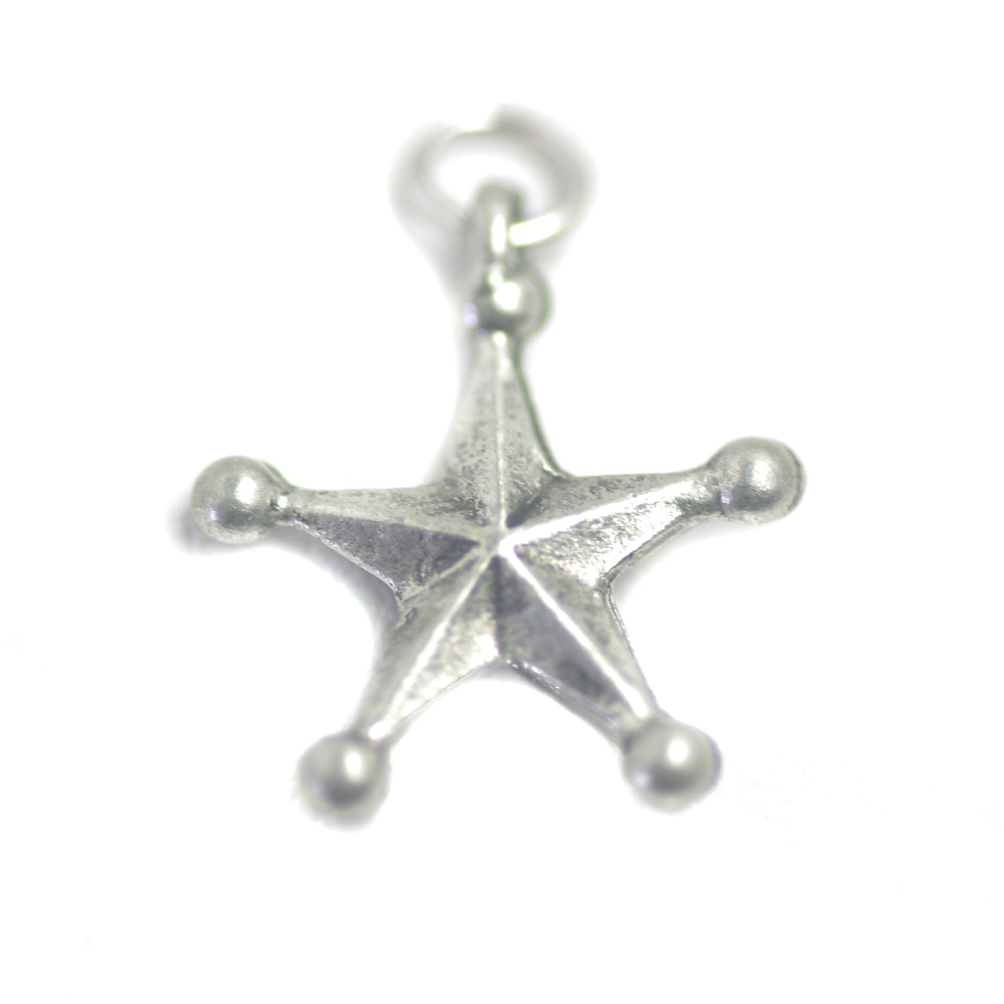 Vintage Sterling Silver Nautical Star Charm AS IS - Vintage Silver Small Charm