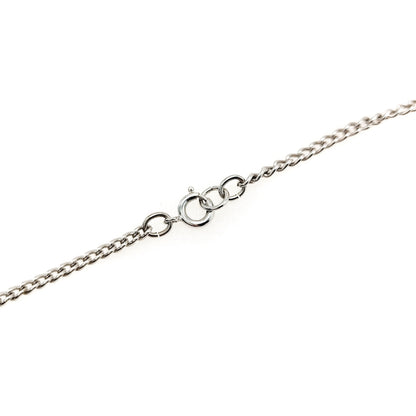 Vintage 1980s Silver Tone and Silver Plate Celtic Knot Costume Long Chain 54" Necklace