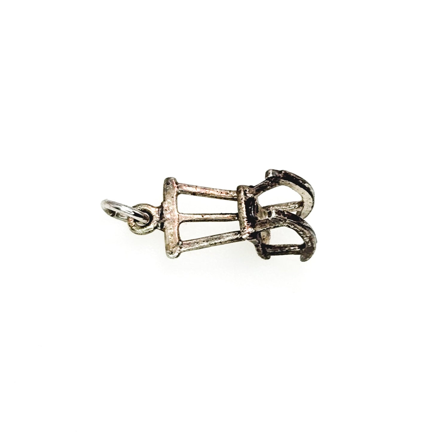 Vintage 1960s Sterling Silver Rocking Chair Charm - 60s Chair Silver Charm - Vintage Charm Bracelet