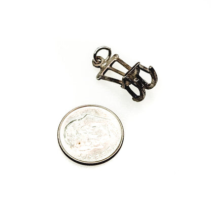 Vintage 1960s Sterling Silver Rocking Chair Charm