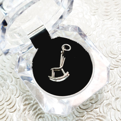Vintage 1960s Sterling Silver Rocking Chair Charm