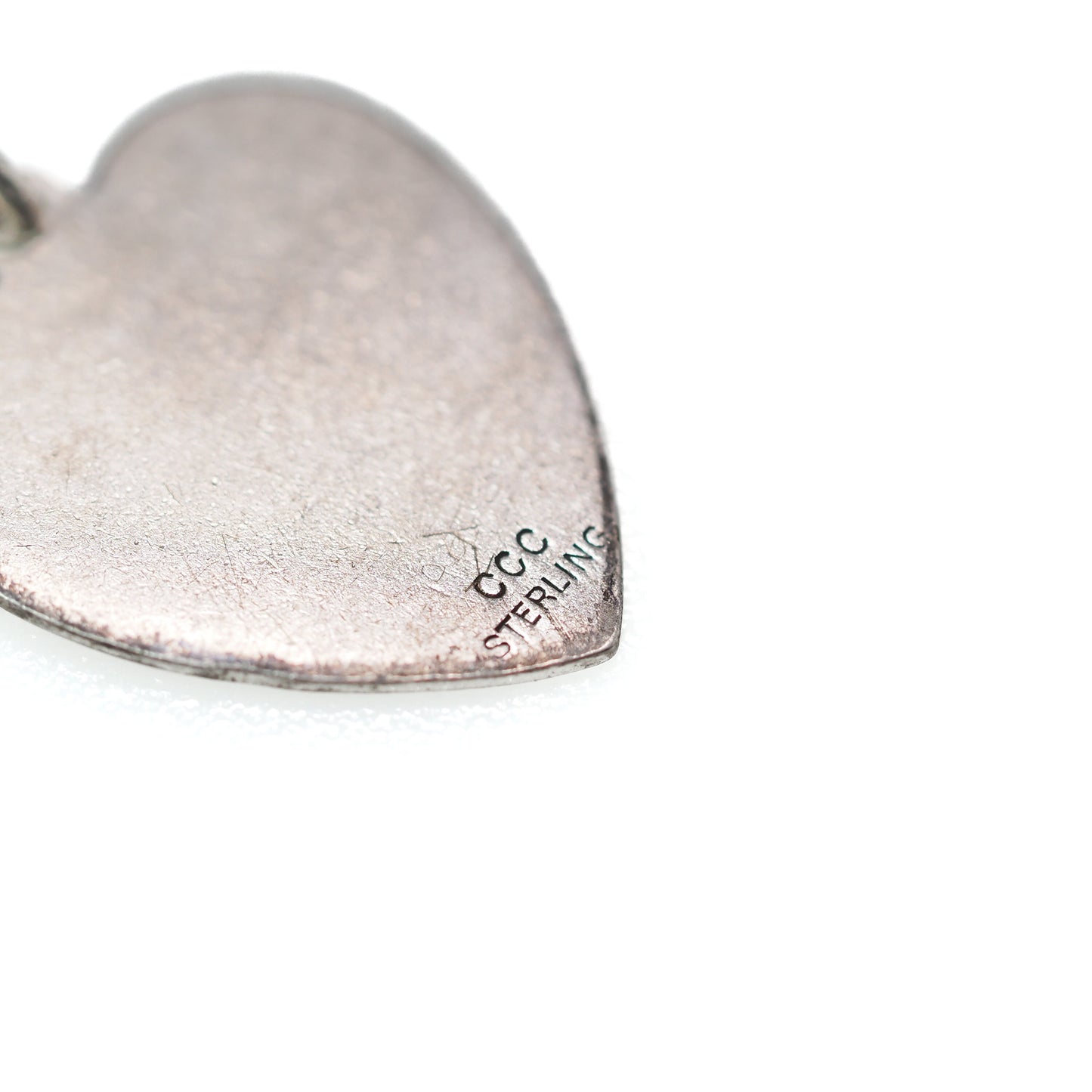 Vintage 1960s Sterling Silver Heart Charm - Vintage Silver Charm - Heart Charm - Vintage Charm Bracelet